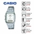 Relógio Casio Unissex Anadigi Vintage Prata AQ-230A-7DMQ - loja online