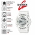 Relógio Casio G-Shock Masculino Anadigi Branco GA-110MW-7ADR na internet