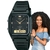 Relógio Casio Feminino Anadigi Preto AW-48HE-1AVDF