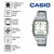 Relógio Casio Unissex Anadigi Vintage Prata AQ-230A-7BMQ - Revenda Relógios