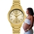 Relógio Condor Feminino Analógico Dourado CO2039BIS/4D