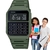 Relógio Casio Unissex Digital Vintage Calculadora Verde CA-53WF-3BDF