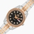 Relógio Orient Feminino Automático Mecanico Pequeno Redondo Casual Prata Rose Gold NH6MM006 P1SR