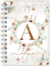 AGENDA - ALFABETO FLORAL