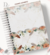 AGENDA - ALFABETO FLORAL LARANJA NÃO DATADA - comprar online