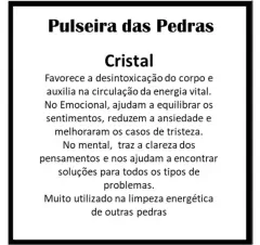 Pulseira Orixás - Base Cristal na internet