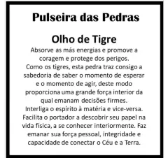 Pulseira Orixás - Base Olho de Tigre na internet