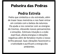 Pulseira 7 Chakras - Base Pedra Estrela na internet