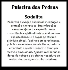 Pulseira Orixás - Base Sodalita na internet