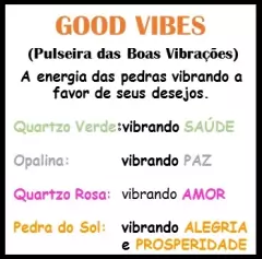 Pulseira Good Vibes - comprar online