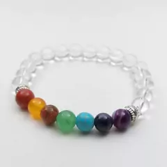 Pulseira 7 Chakras - Base Cristal