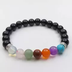 Pulseira Orixás - Base Ônix