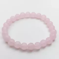 Pulseira em Quartzo Rosa