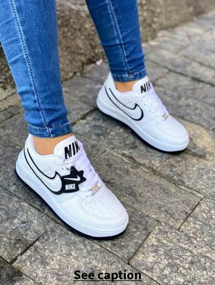 Nike Air Force Branco c/Cinza Sola Azul