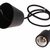 Pendente Led Soquete E27 Colorido - Preto - comprar online