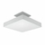 Luminária Plafon Pendente Branco Quadrado Luz Indireta 30x30