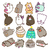 Kit com 10 Adesivos Sortidos 'Cartoon Cat' | Importado - Loja Papertown | Papelaria & Presentes