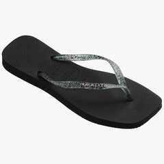 Havaianas Slim Square Logo Metallic - comprar online