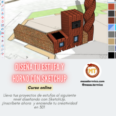 Diseña tu estufa y horno con Sketchup