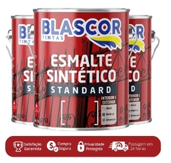 Esmalte Sintético Standard Blascor 0,9Litros vermelho brilhante