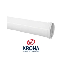 Tubo de PVC 40 mm Esgoto krona barra com 6 mts