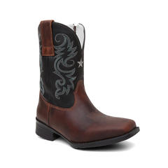 Bota Texana Infantil Solado Borracha Bico Quadrado FB 1699 03