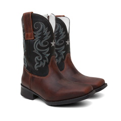 Bota Texana Infantil Solado Borracha Bico Quadrado FB 1699 03 - comprar online