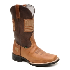 bota-texana-masculina-patriota-estados-unidos-couro-bordado-forasteiro-boots