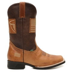 bota-texana-masculina-patriota-estados-unidos-couro-bordado-forasteiro-boots