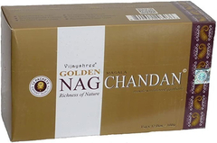 Incienso Golden Nag Chandan Pack 12 Cajas X 15 Grs + Tablita - magasashop