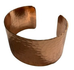 Image of Pulsera Brazalete Martillado 100% De Cobre -artritis- Riñón