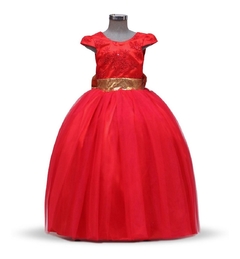 Vestido de fiesta con moo de lentejuela M774 - LUSSO