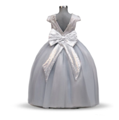 Vestido de fiesta con moo de lentejuela M774 - LUSSO