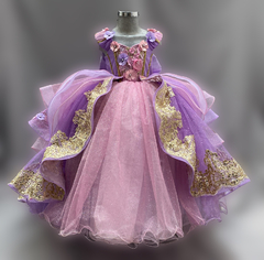 Vestido de presentacion Rapunzel