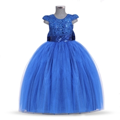 Vestido de fiesta con moo de lentejuela M774