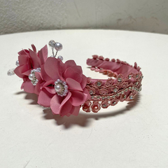 Diadema con moo y flores - comprar en línea