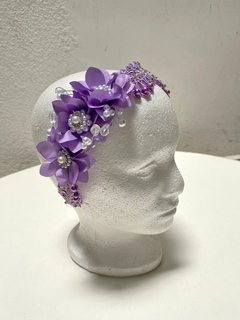 Diadema con moo y flores