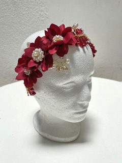 Diadema con moo y flores - comprar en línea