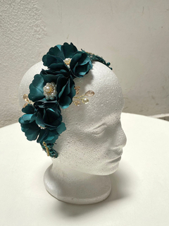 Diadema con moo y flores