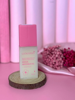 Óleo hidratante para cutículas rosa mosqueta 50ml - LUDURANA