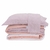 Kit Edredom Linho Colorful Casal King cor:Rosa (3302-11) - loja online