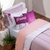 Kit Edredom Linho Colorful Solteiro cor:Rosa (3002-11) - loja online