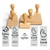 Kit Escolar Sello de Madera Textil - comprar online