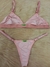 conjunto de lingerie cor rosa claro