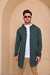 Cardigan Capuz Verde Floresta - comprar online