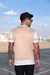 Camiseta Slim Suede Recorte Vanilla - loja online