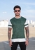 Camiseta Slim Suede Recorte Verde - FB Exclusive Co.