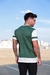 Camiseta Slim Suede Recorte Verde na internet