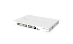 CRS328-24P-4S+RM - SWITCH MIKROTIK 24ETH GB PoE 500W + 4 Ptos SFP+10GB S/C - comprar online