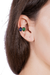 Piercing Duplo Gota - Safira Azul e Turmalina Verde - comprar online